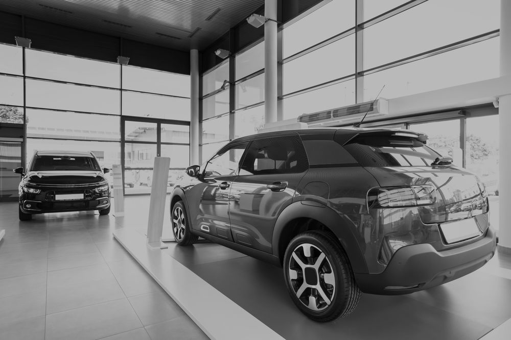 SUV em exposição